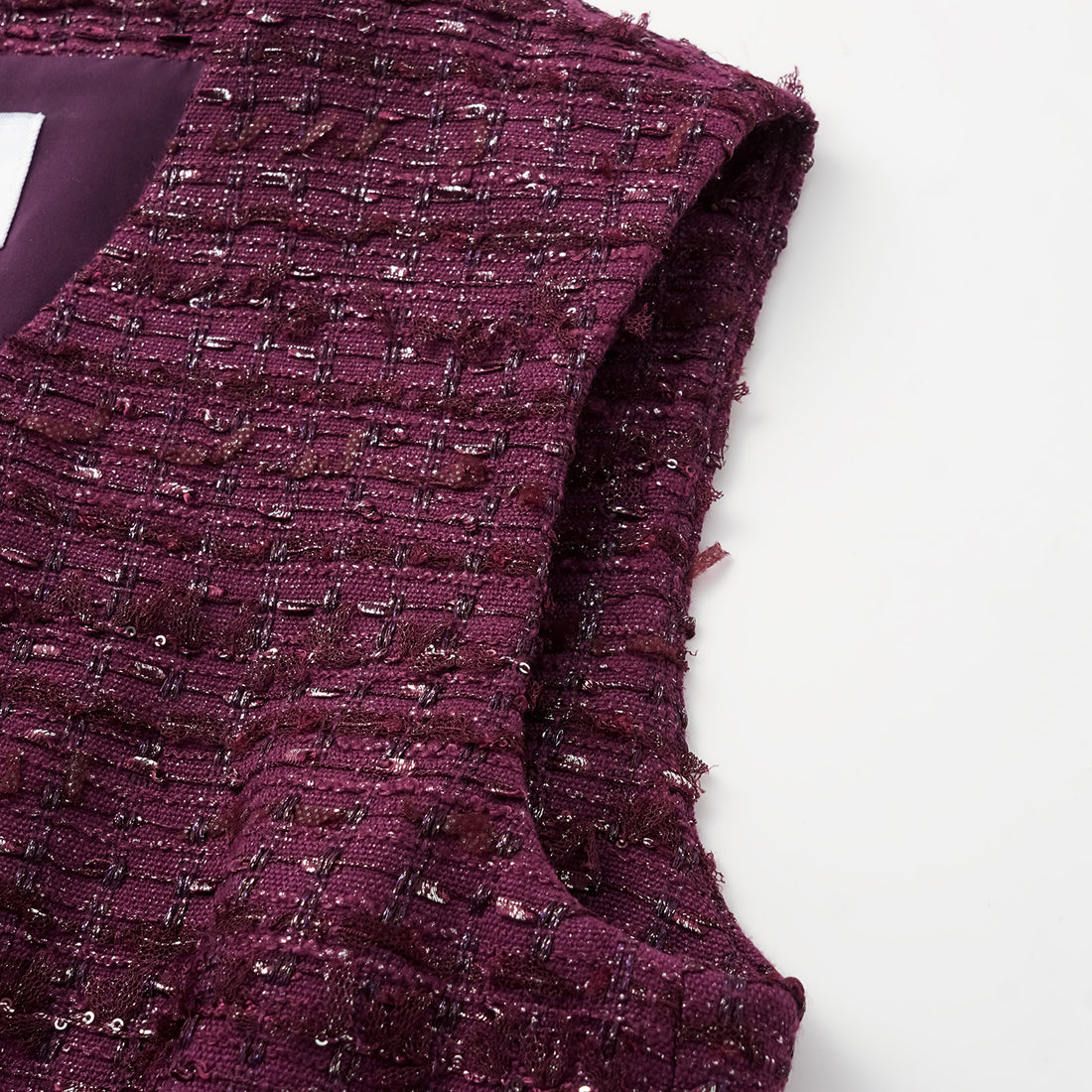 "Westminister Weekdays" Light Tweed Tie-Drawstring Suit Vest - Romance
