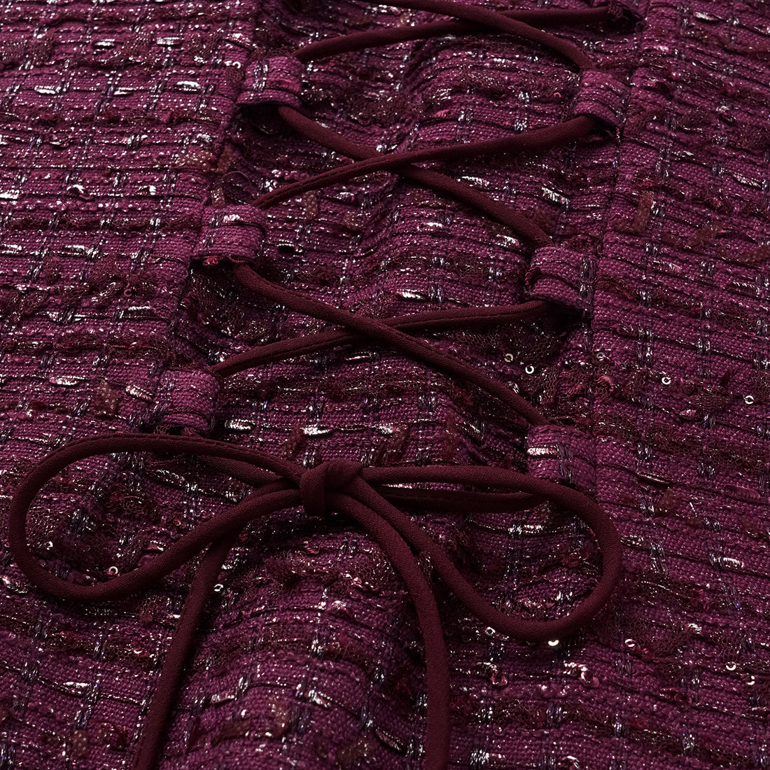 "Westminister Weekdays" Light Tweed Tie-Drawstring Suit Vest - Romance