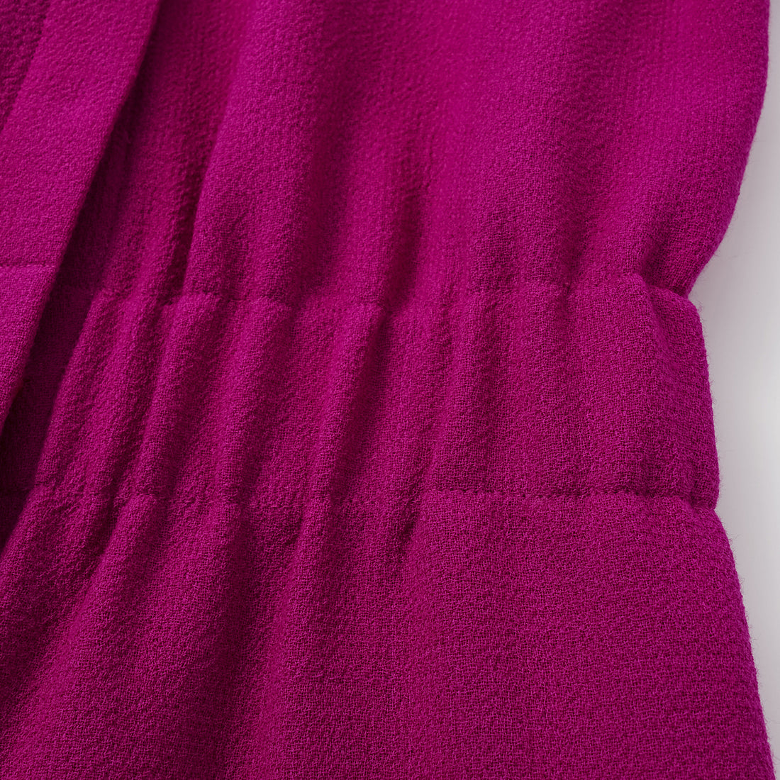 "The Top" British top double-faced crepe jumpsuit - Fuchsia