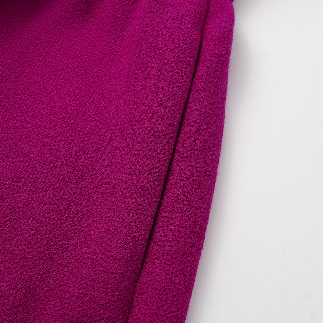 "The Top" British top double-faced crepe jumpsuit - Fuchsia