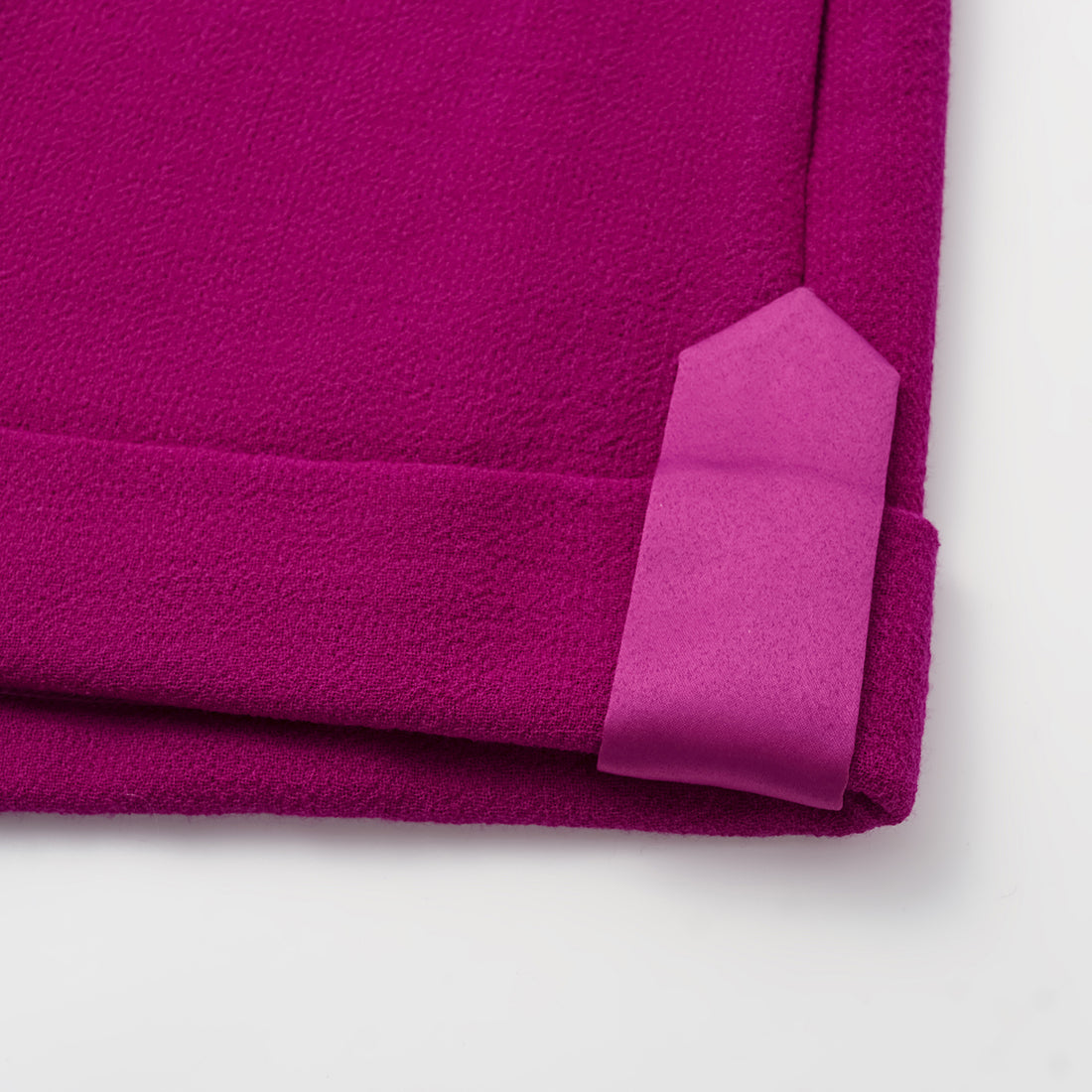 "The Top" British top double-faced crepe jumpsuit - Fuchsia