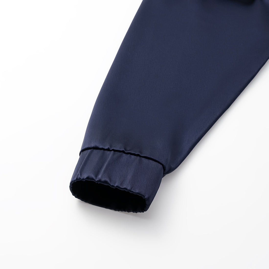 “Easy Go Chic.” Satin Acetate Leisure Suit—Blue