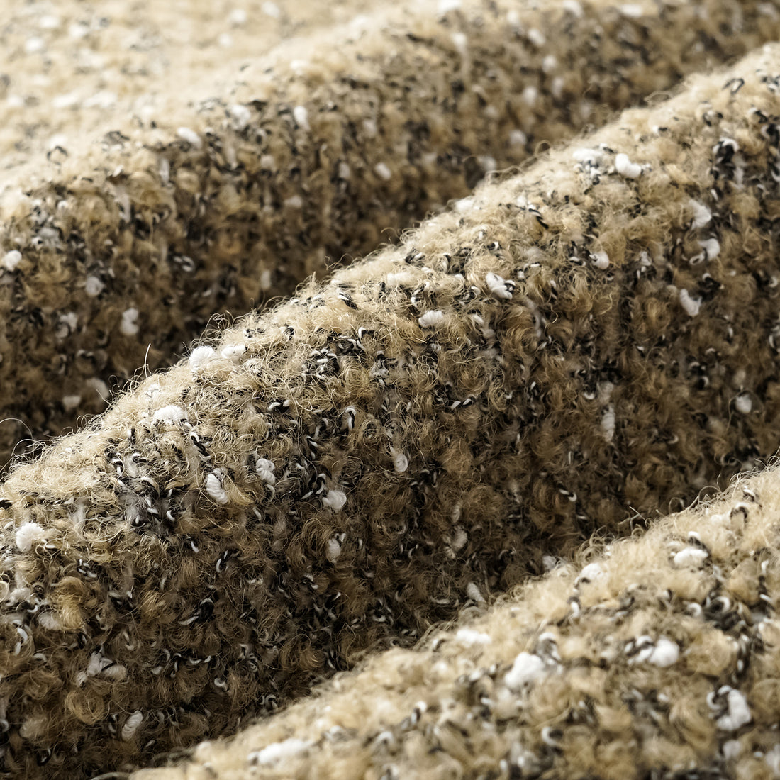 "Chelsea Citywalk." Italian Textured Tweed Classic No.6 Jacket—Amber Moss