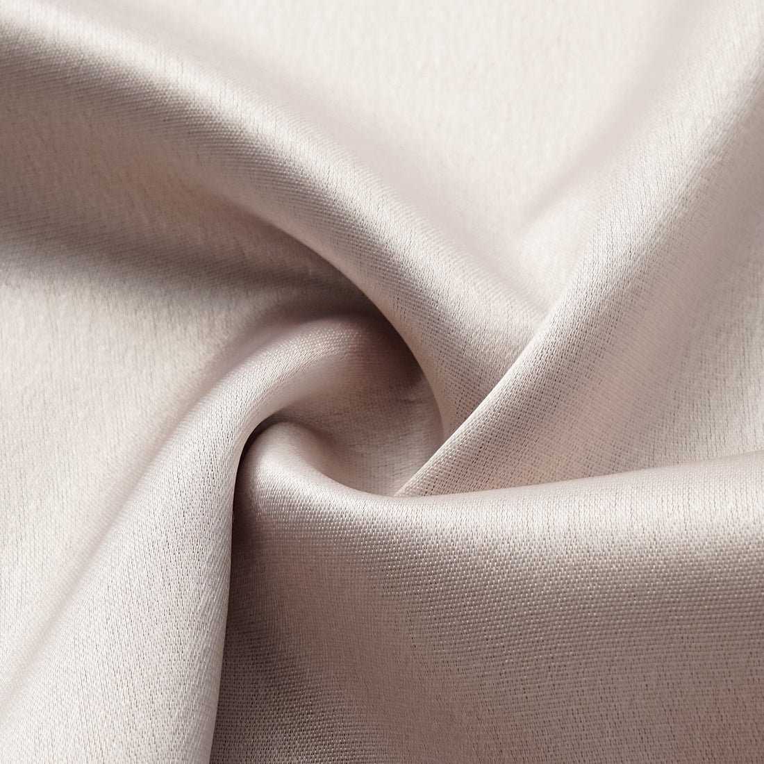 “Easy Go Chic.” Satin Acetate Leisure Suit—Champagne White