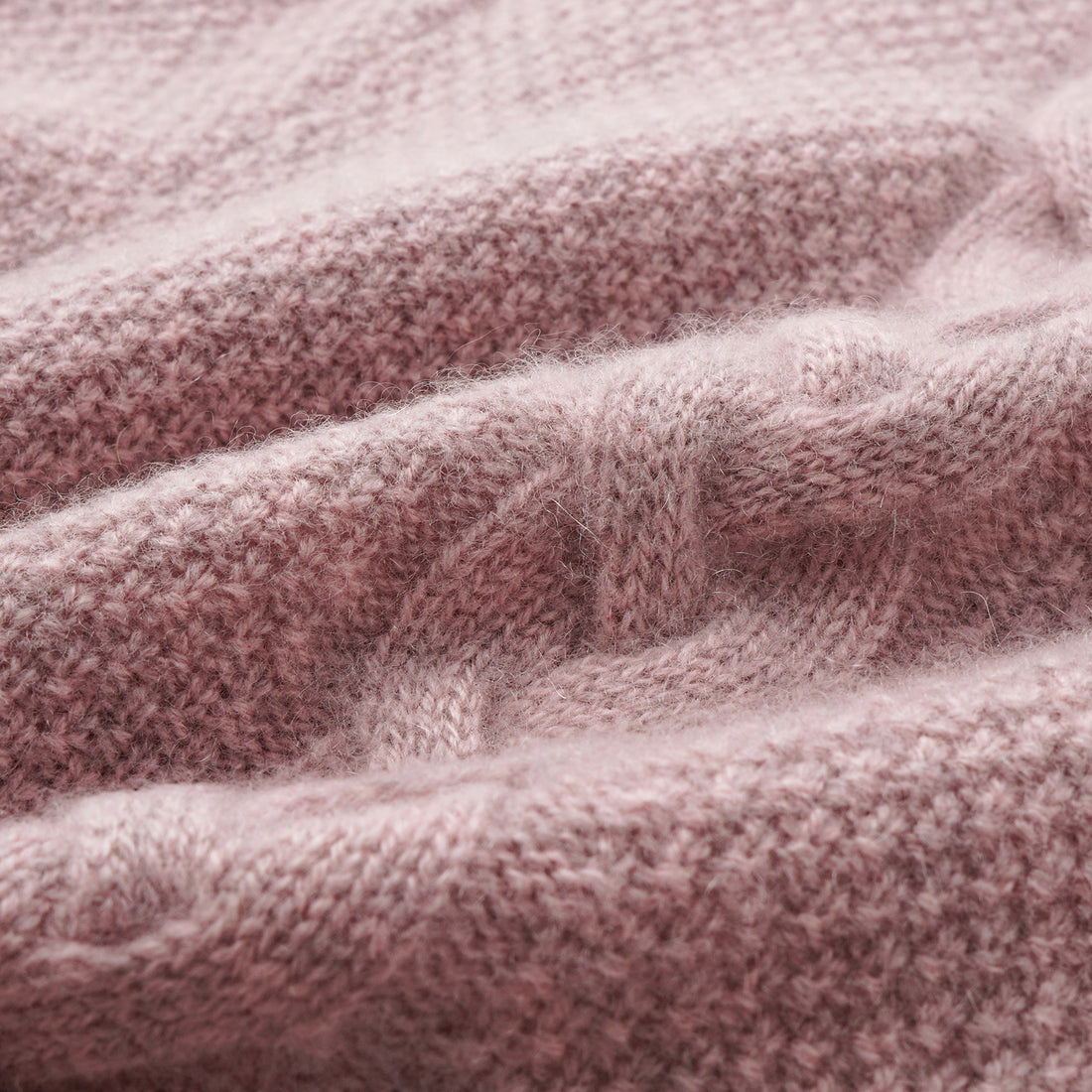 “Spring Diary” 100% Cashmere 立體編結針織短褲—Rosé Manuscript玫瑰詩稿