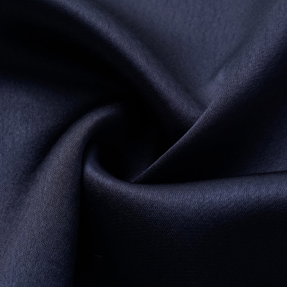 “Easy Go Chic.” Satin Acetate Leisure Suit—Blue