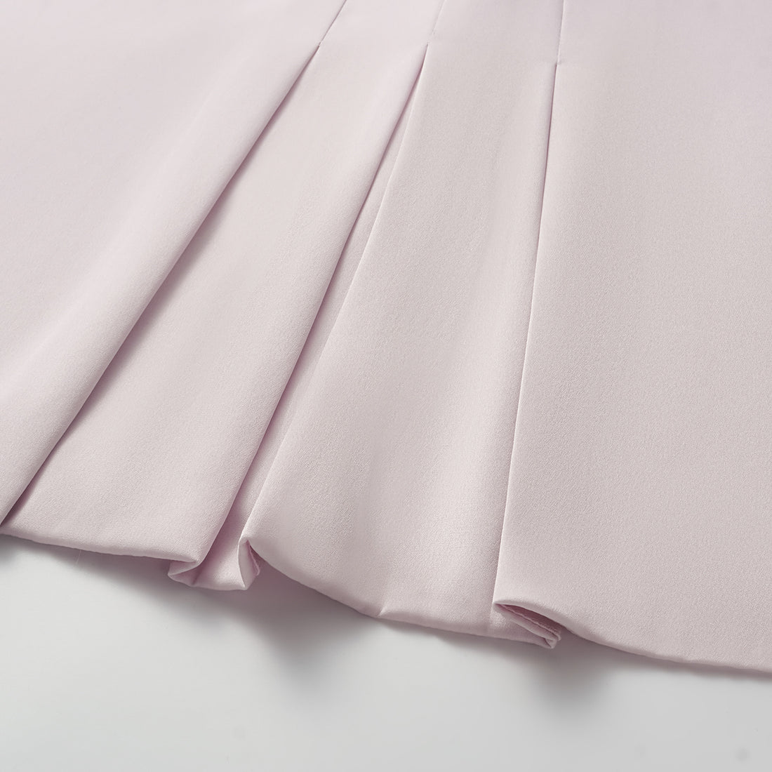 "Lazily in the Spring" 100% mulberry silk chiffon three-dimensional tailoring Chinese style blouse - cherry blossom pink