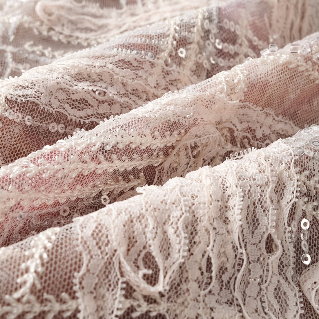 "Imperial Gala" Luxe Lace Painted Beaded Shorts