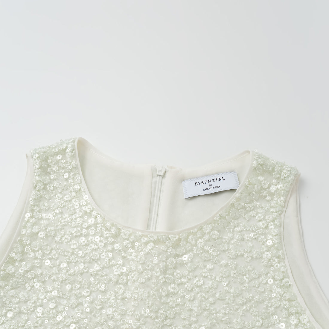 copy-copy-“By Inch.” Extremely Silky Nude Satin Slim Bra Top—Relaxed Gray