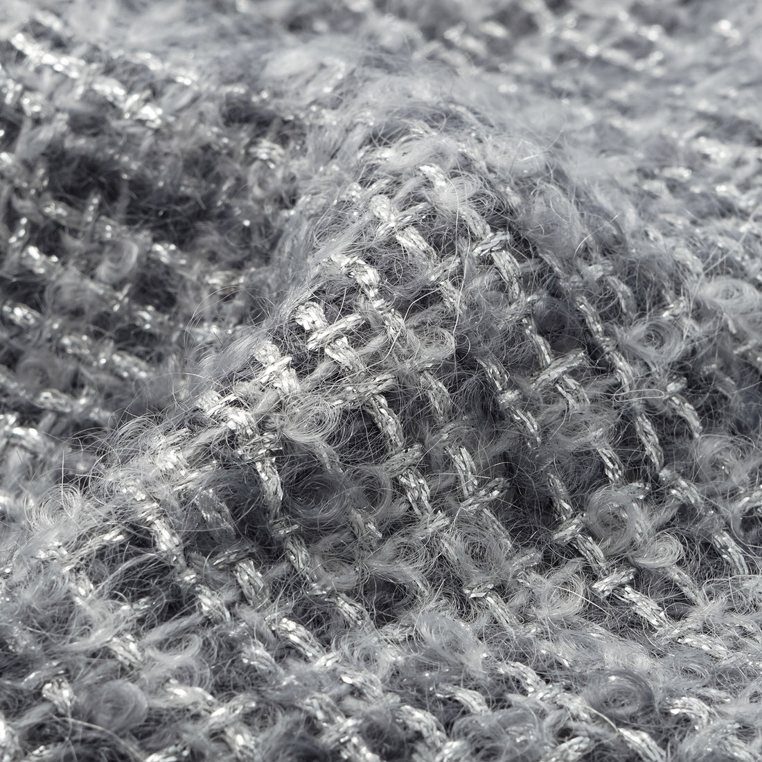 "Breeze boucle" British top light tweed vest - Starlit Smoke