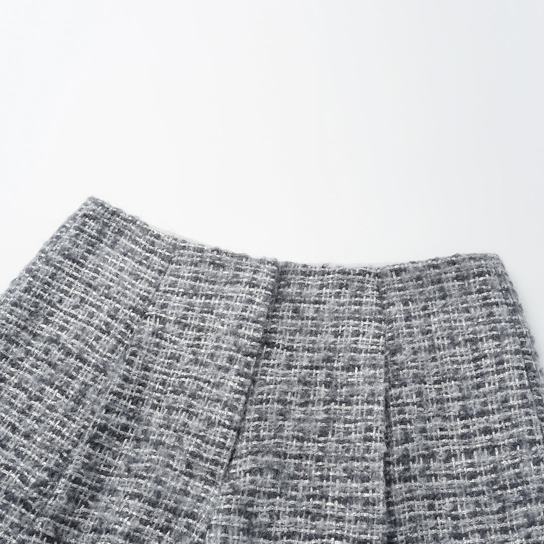 "Breeze boucle" British top light tweed shorts - Starlit Smoke