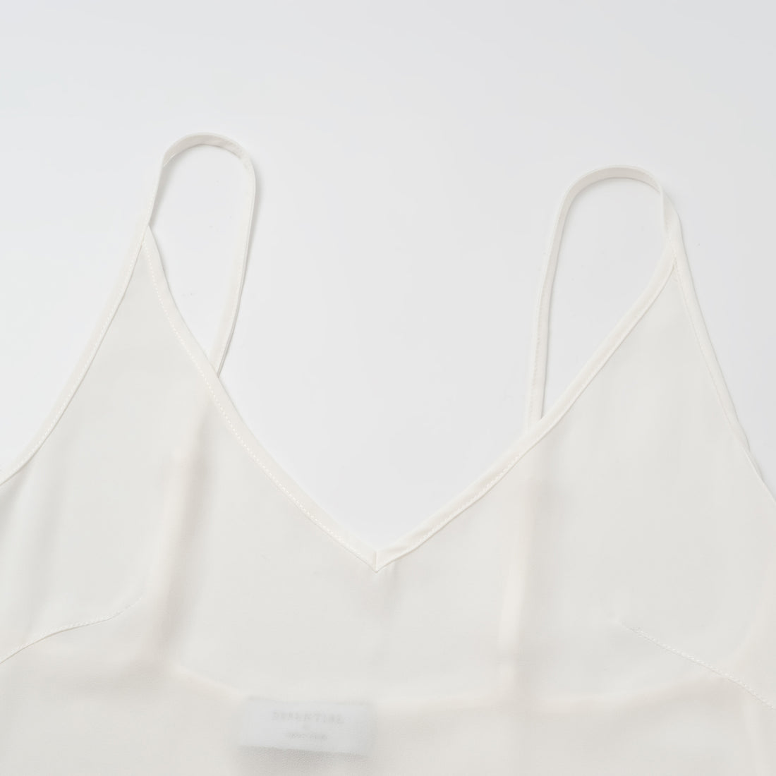 copy-copy-“By Inch.” Extremely Silky Nude Satin Slim Bra Top—Relaxed Gray