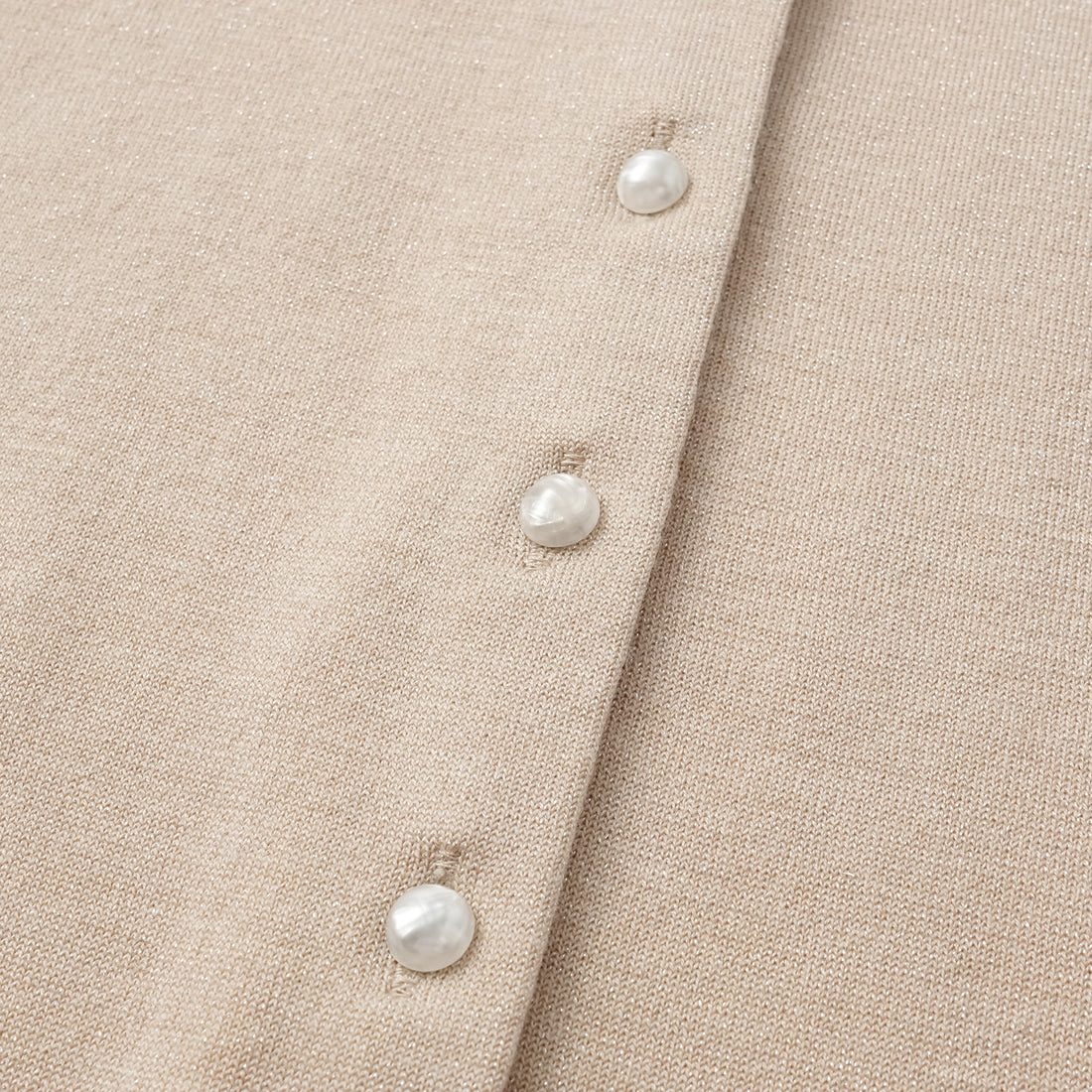 "Summer Diary" Cool Triacetate Cashmere Knit Short Sleeve Cardigan—CALM