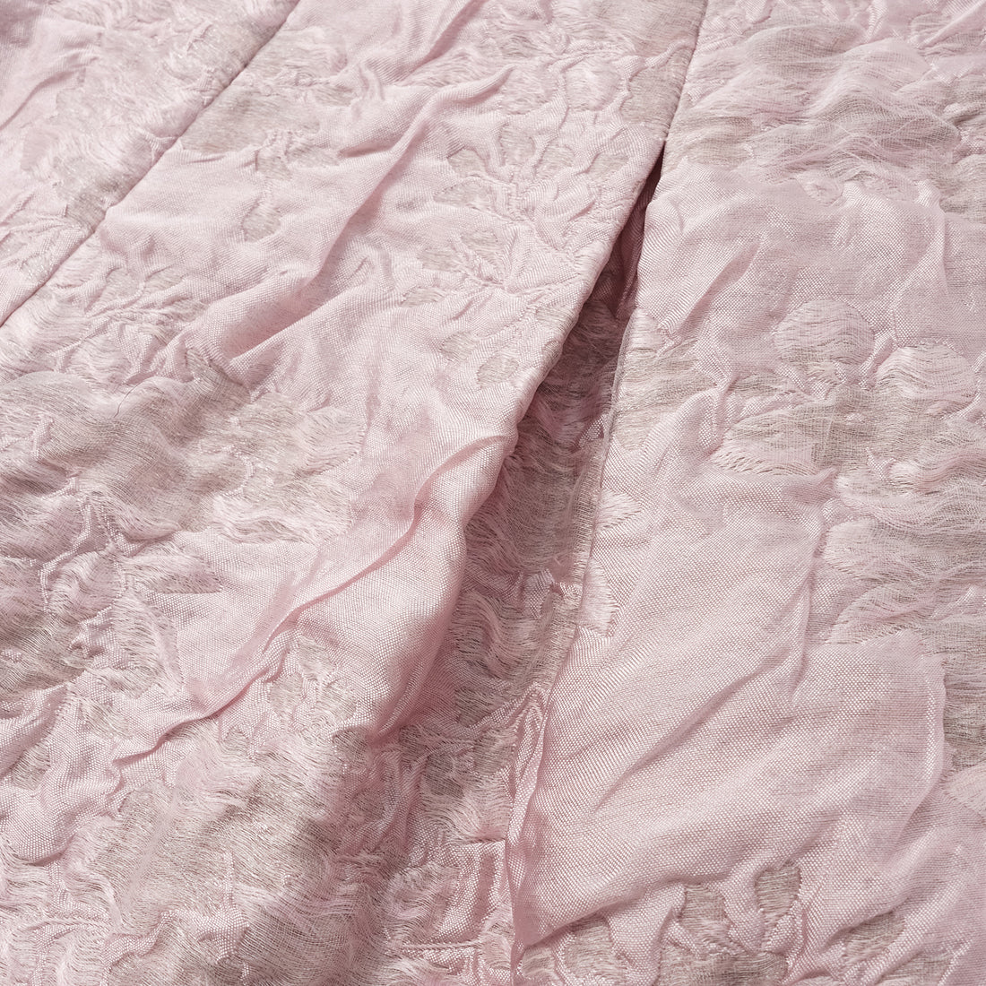"Spring" Ice Crystal Jacquard Shorts - Rose Dew