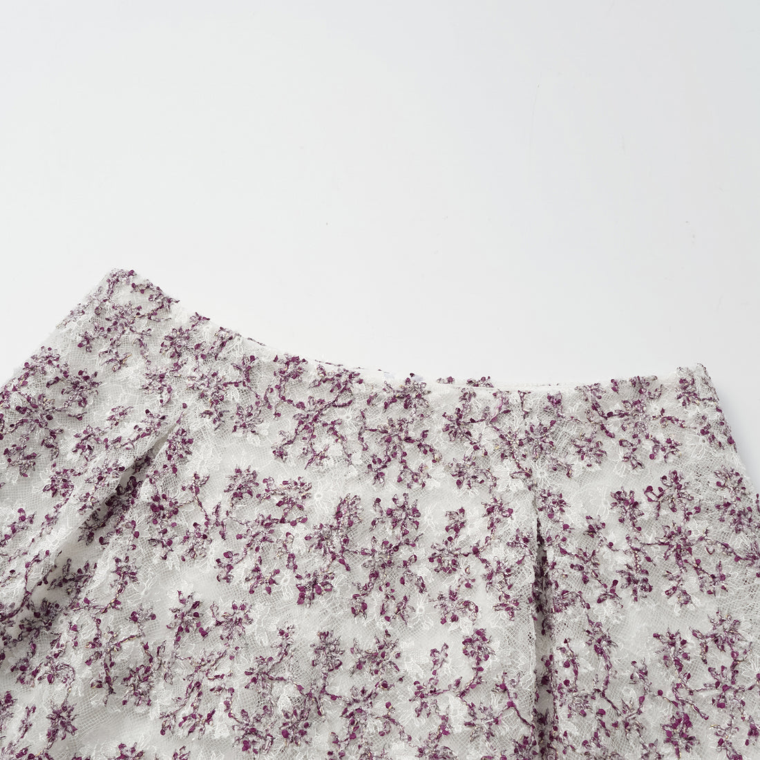 "Quiet Mastery." French top handmade workshop special craft lace shorts