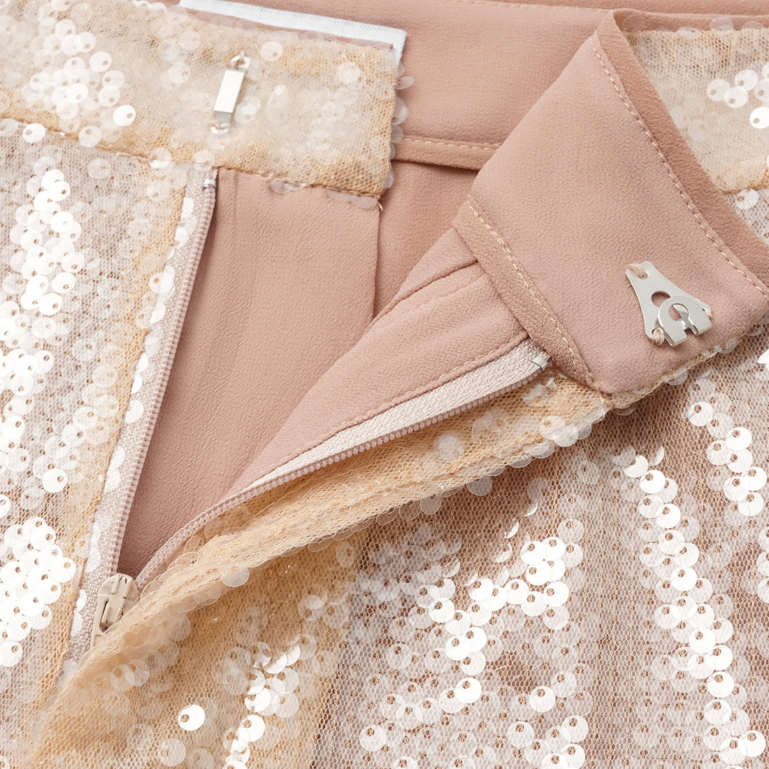 “Daytime Party.” Shimmering Flared Pants