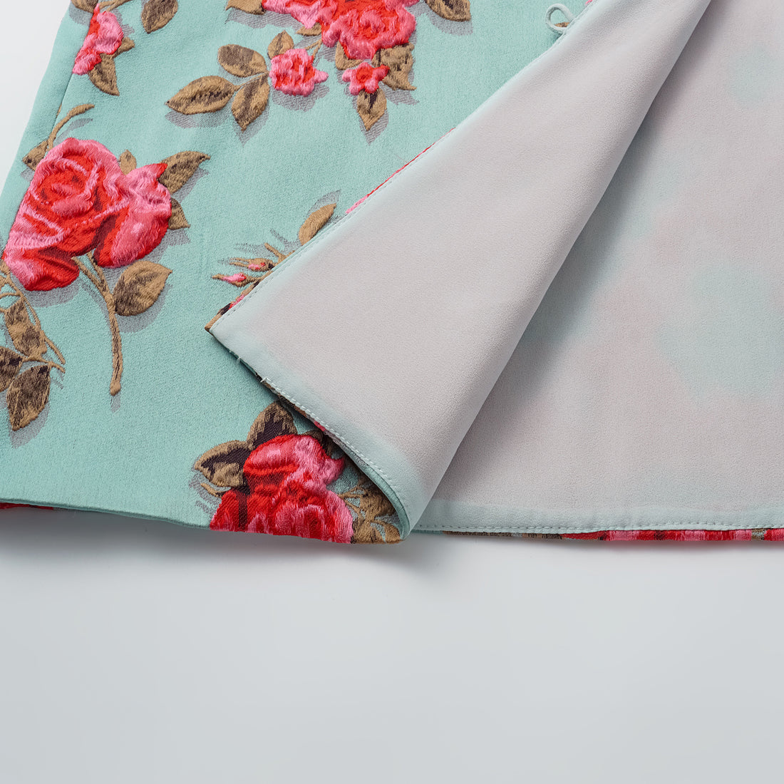 "Imperial Garden Teatime" Italian three-dimensional jacquard light Chinese style vest