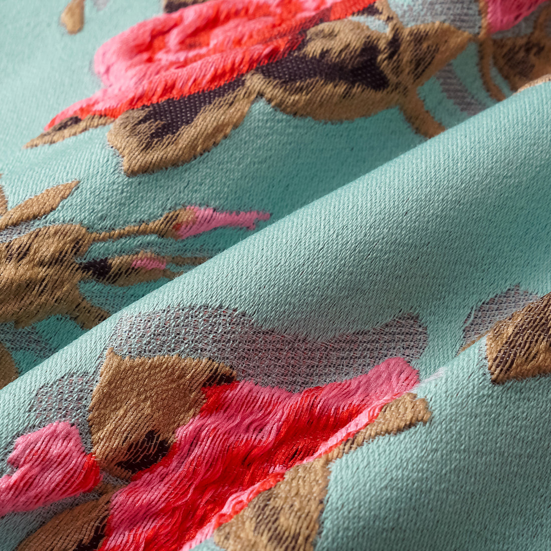 "Imperial Garden Teatime" Italian three-dimensional jacquard light Chinese style vest