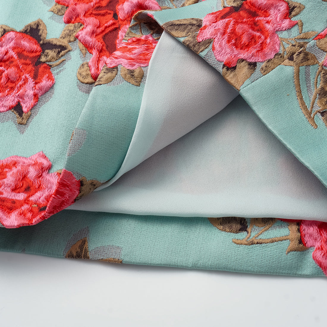 "Imperial Garden Teatime" Italian 3D Jacquard Shorts