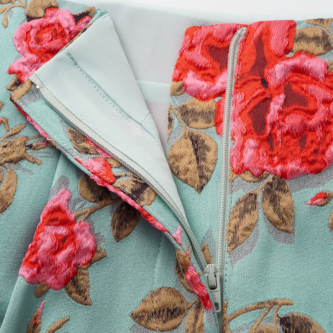 "Imperial Garden Teatime" Italian 3D Jacquard Shorts
