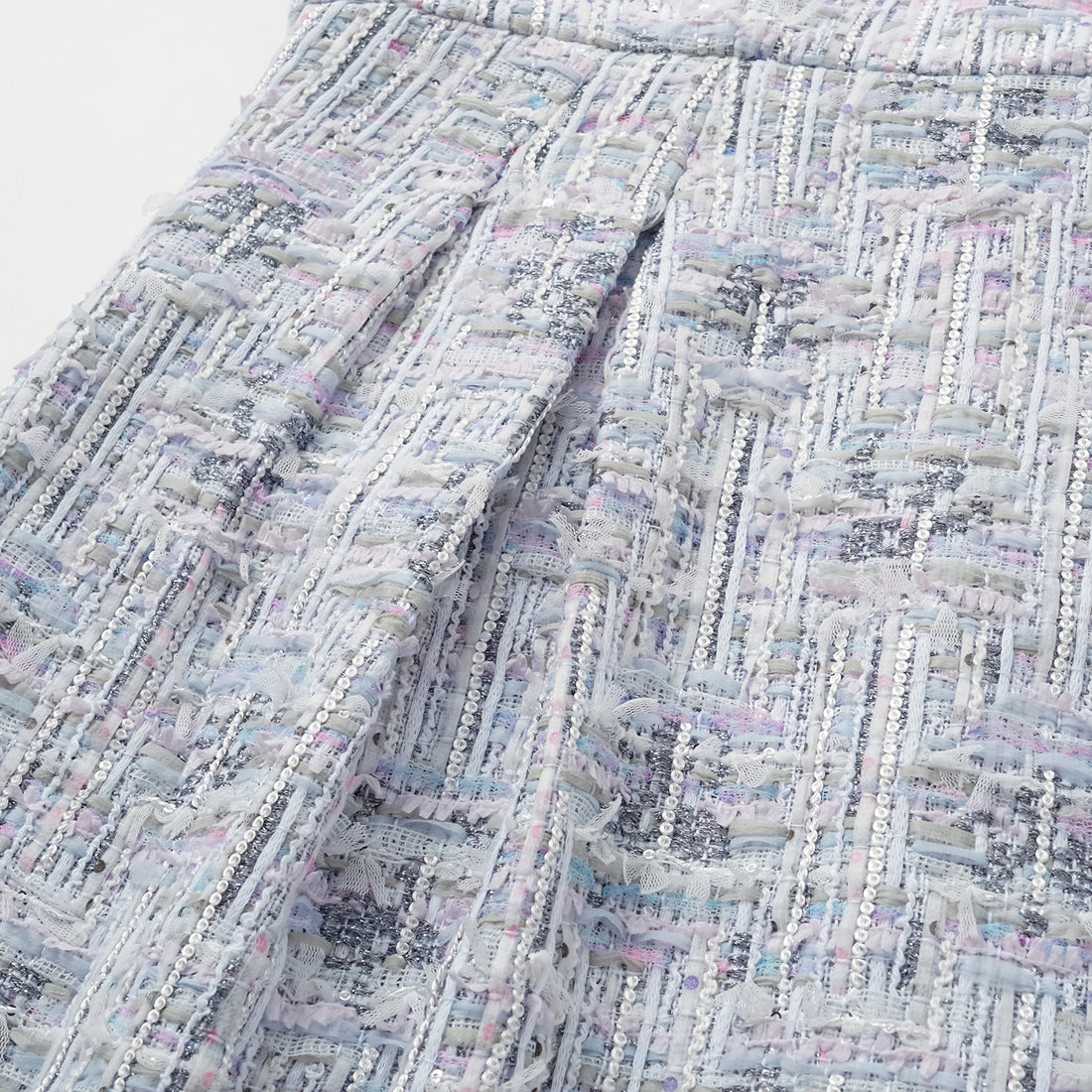 "Arcade of CherJoy Atelier." French summer light tweed three-dimensional tailoring dress