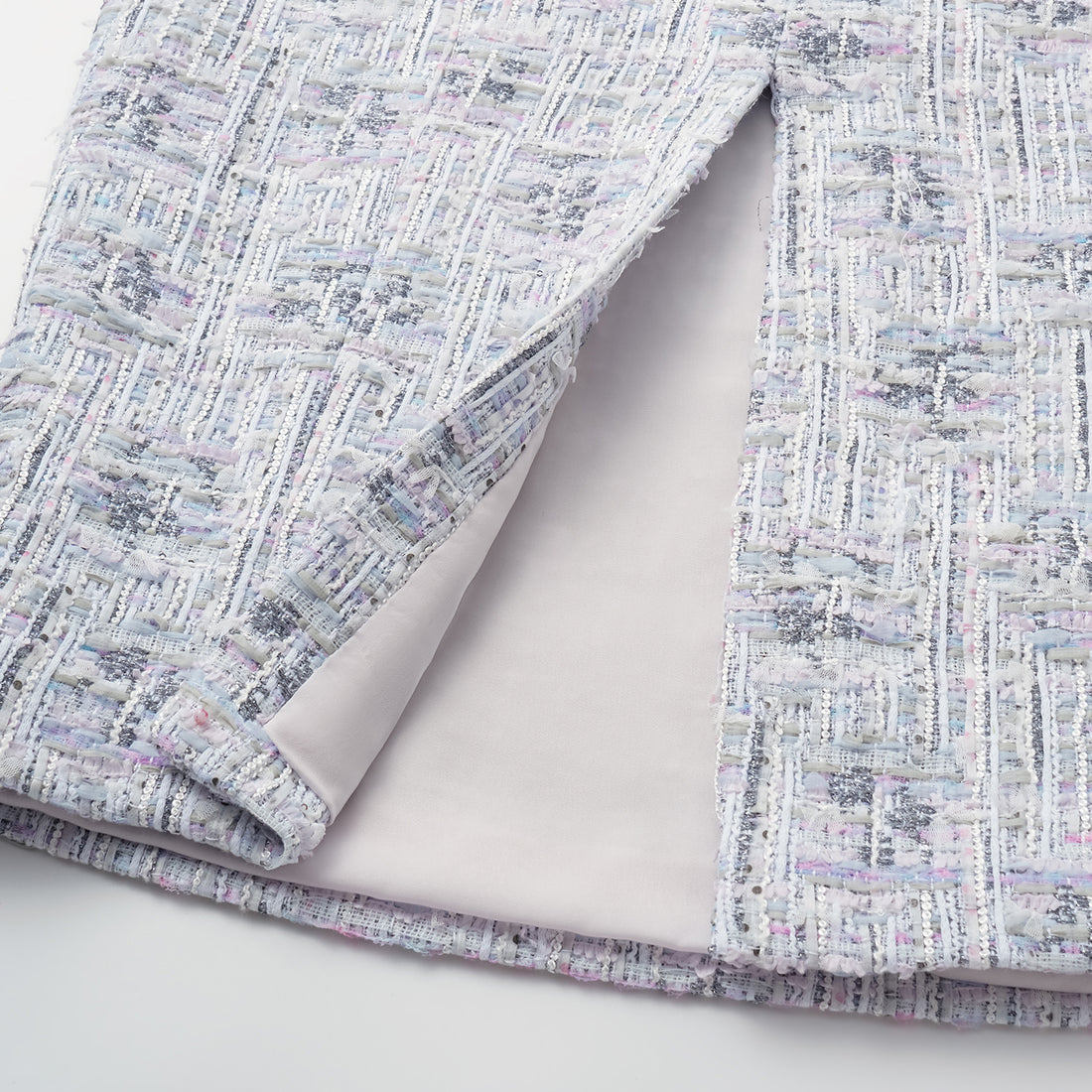 "Arcade of CherJoy Atelier." French summer light tweed three-dimensional tailoring dress