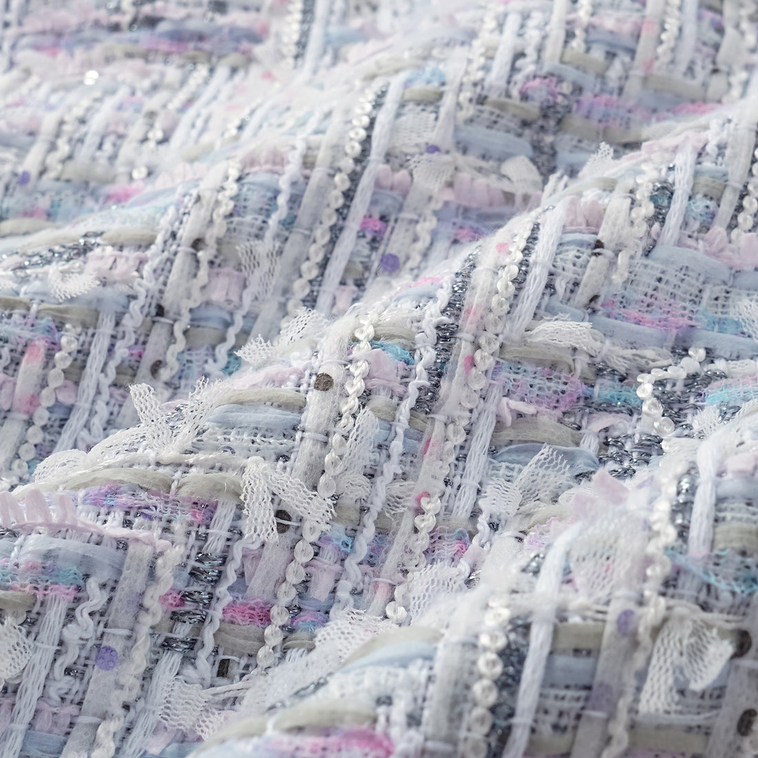 "Arcade of CherJoy Atelier." French summer light tweed three-dimensional tailoring dress