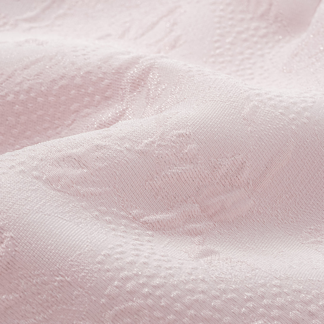 "Tea Banquet" Silver Jacquard Shorts - Pink Hibiscus
