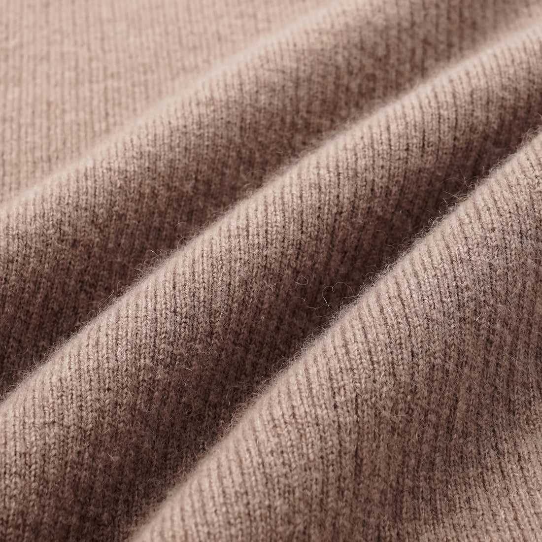 "Winter Diary" 100% Cashmere Heavyweight Three-Dimensional Pleated Wide-Leg Pants - Camel