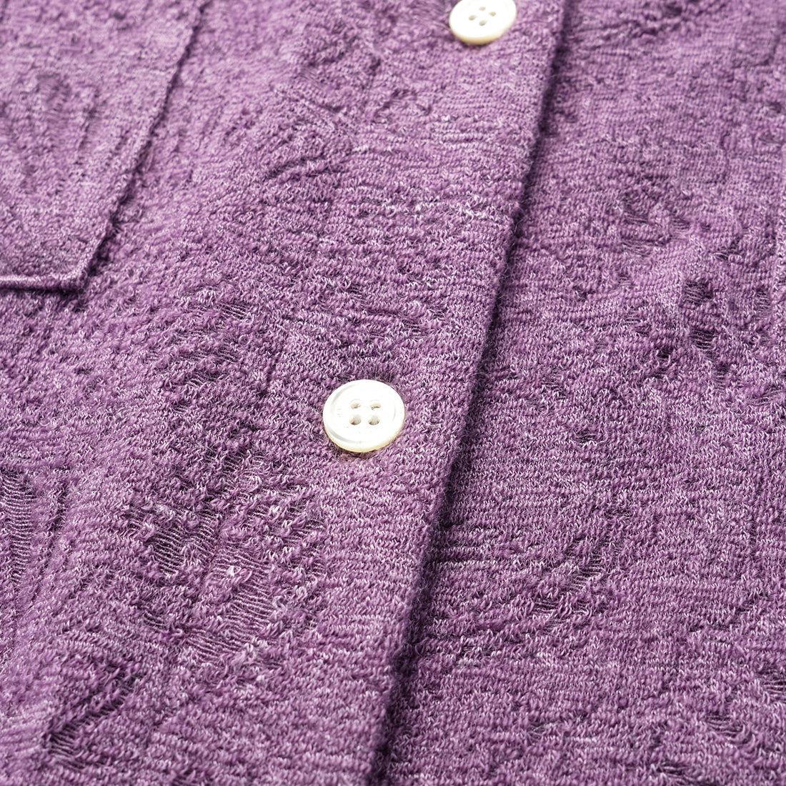 "Lazily in the Spring" Wool Jacquard Chinese Knitted Suit - Muyan Zhilan