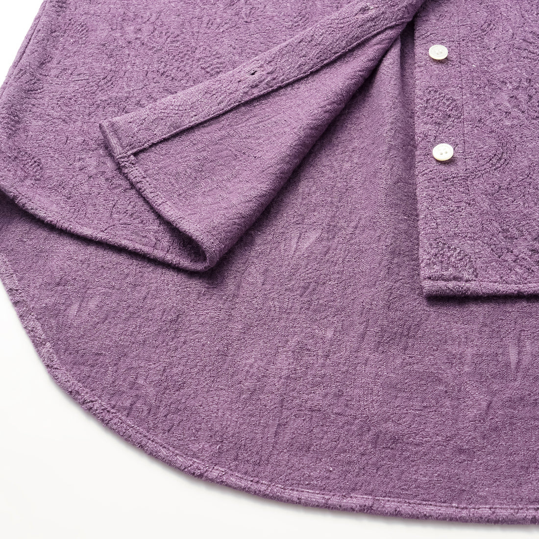 "Lazily in the Spring" Wool Jacquard Chinese Knitted Suit - Muyan Zhilan
