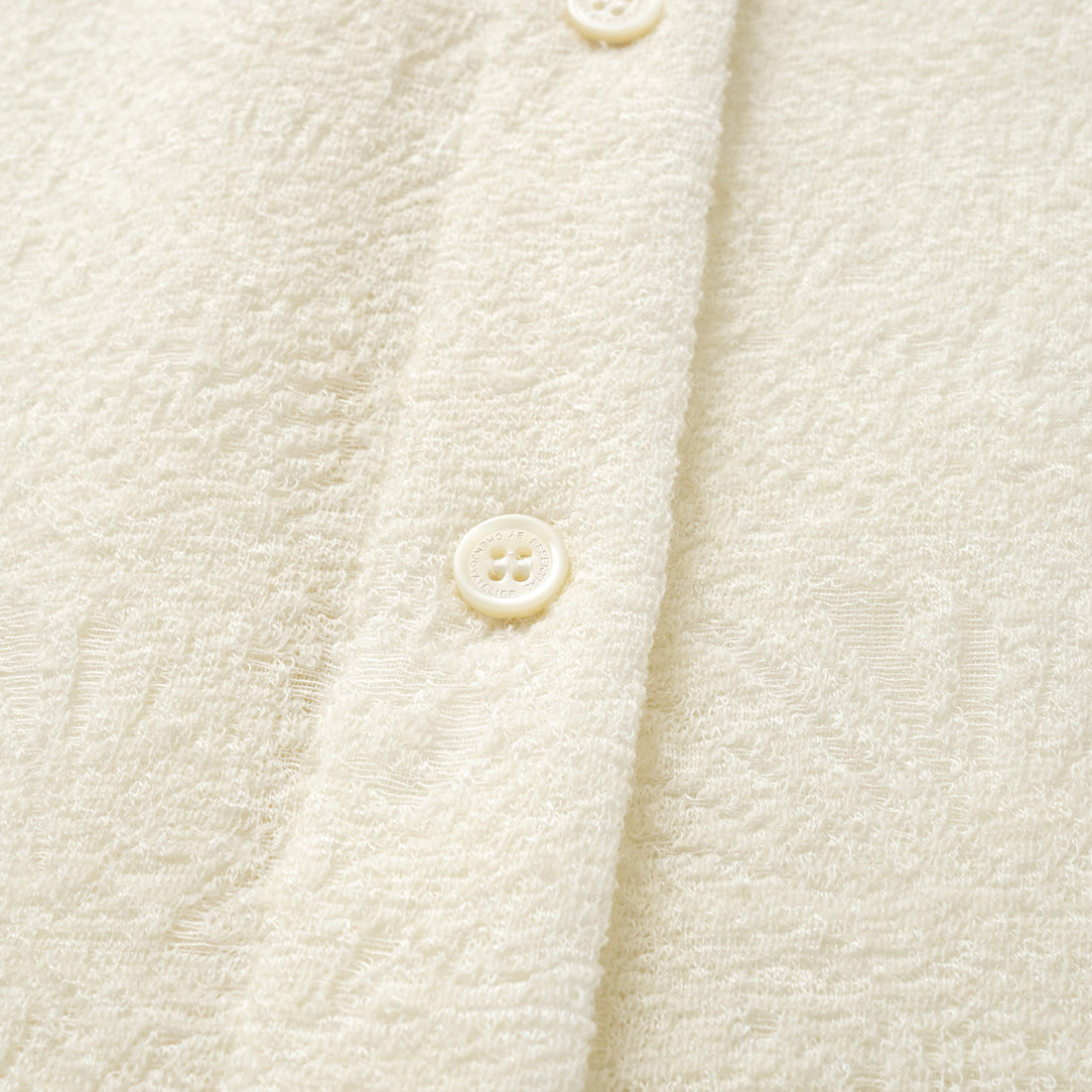 "Lazily Leaning on Spring" Wool Jacquard Chinese Knitted Suit - Autumn Porcelain Reflecting the Snow