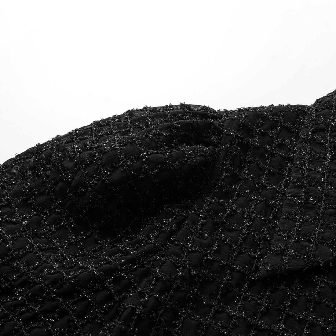 "Mayfair Datenight" Jacquard Lace Shirt—Midnight