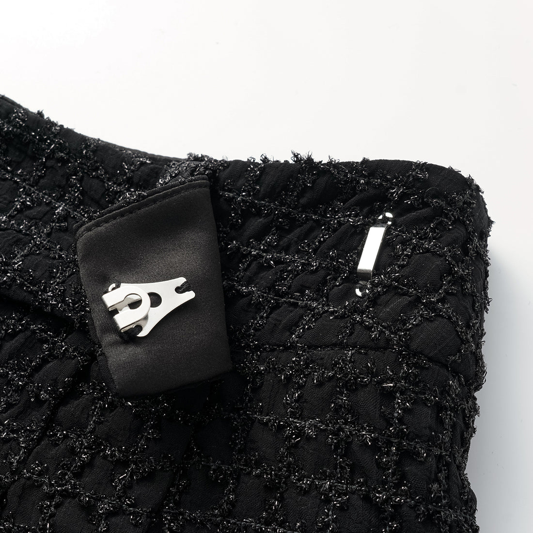 "Mayfair Datenight" Jacquard Lace Shorts—Midnight