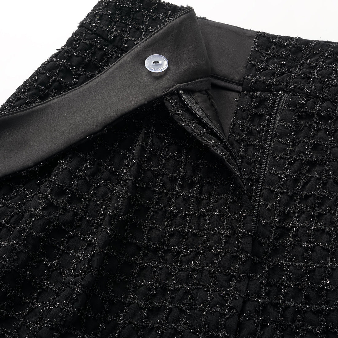 "Mayfair Datenight" Jacquard Lace Shorts—Midnight