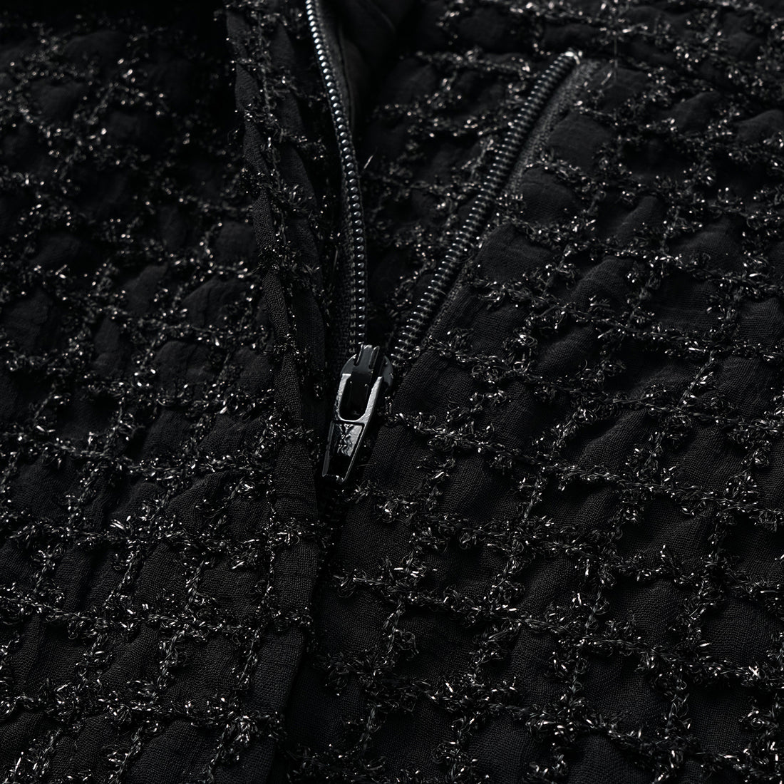 "Mayfair Datenight" Jacquard Lace Shorts—Midnight