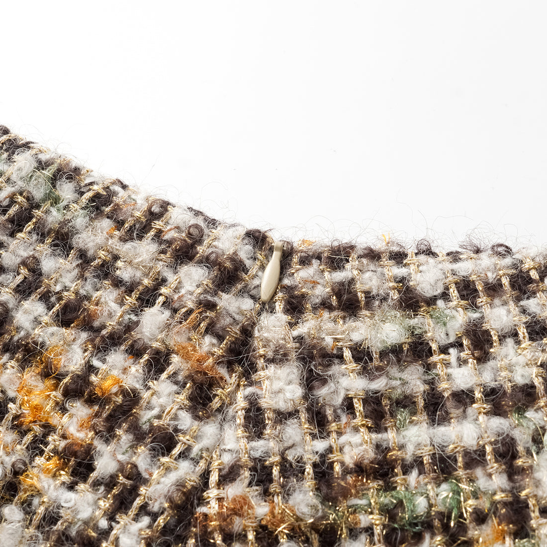"Breeze boucle" British top light tweed shorts - Caramel Drizzle