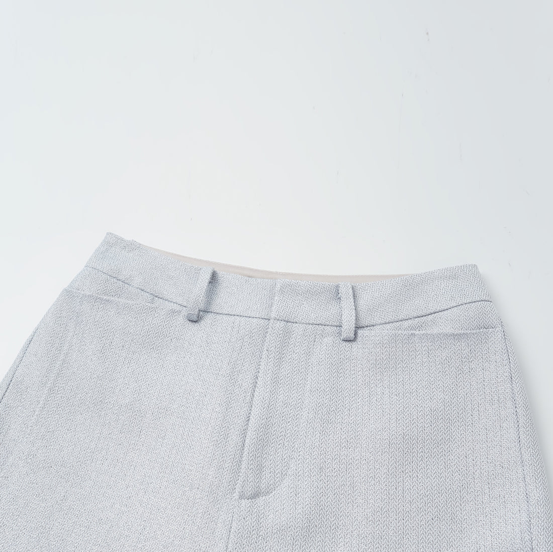 copy-copy-“By Inch.” Extremely Silky Nude Satin Slim Bra Top—Relaxed Gray