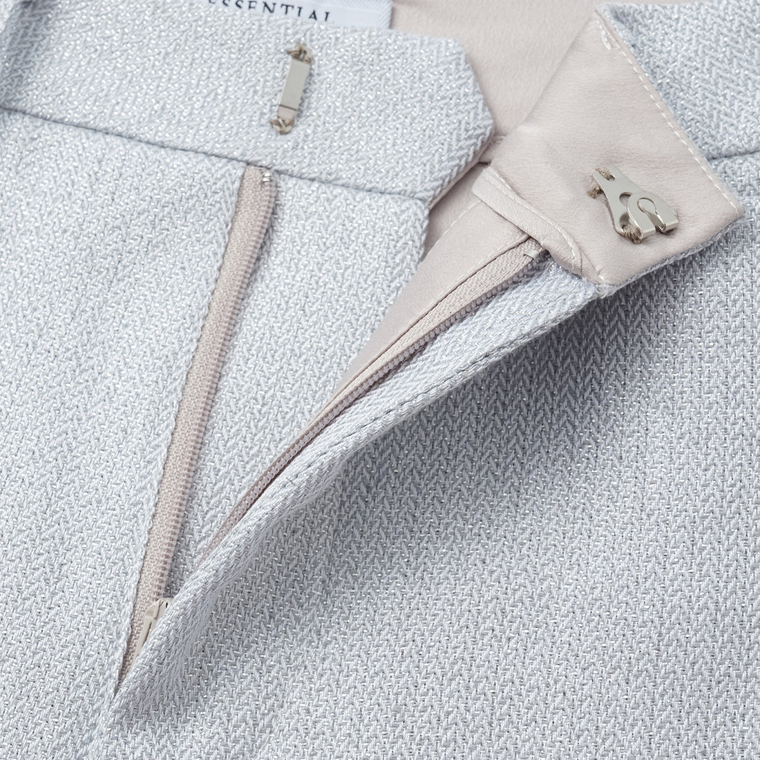 copy-copy-“By Inch.” Extremely Silky Nude Satin Slim Bra Top—Relaxed Gray