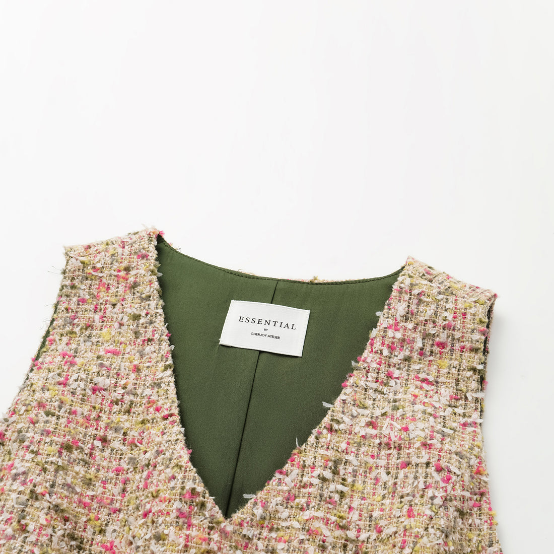 'Chelsea Citywalk' Tweed Vest - Monet's Garden