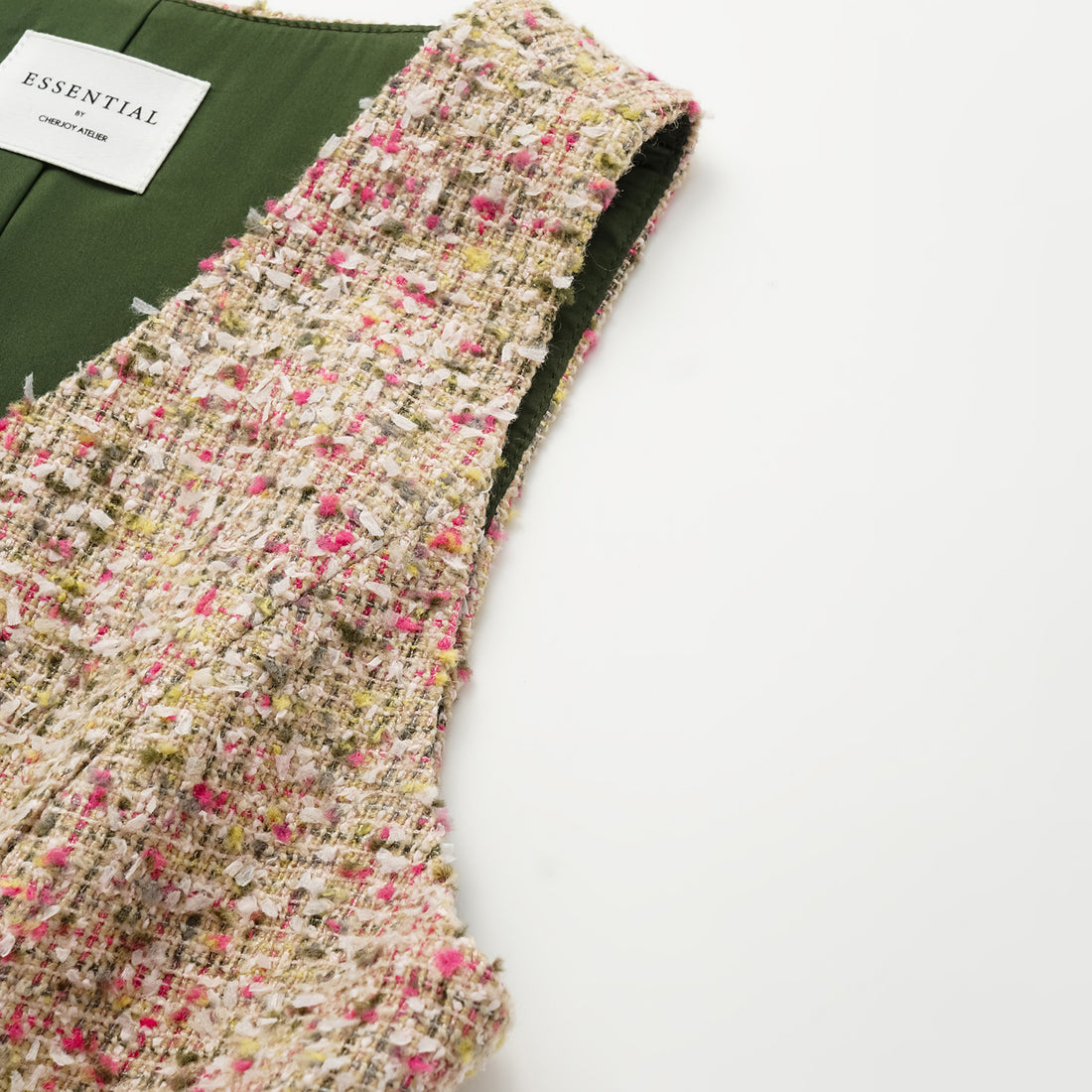 'Chelsea Citywalk' Tweed Vest - Monet's Garden