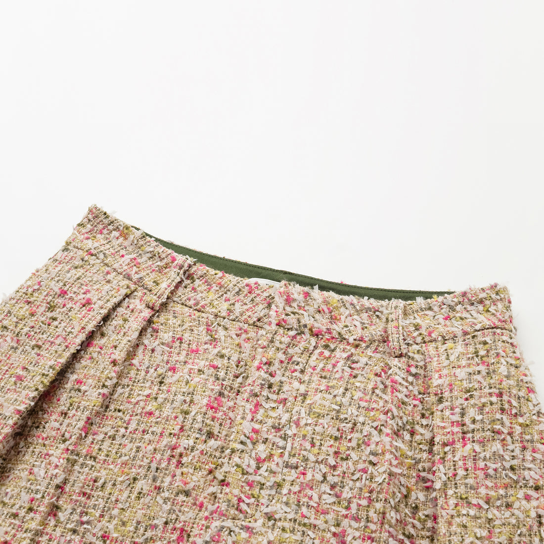 "Chelsea Citywalk" Tweed A-line Skirt - Monet Garden
