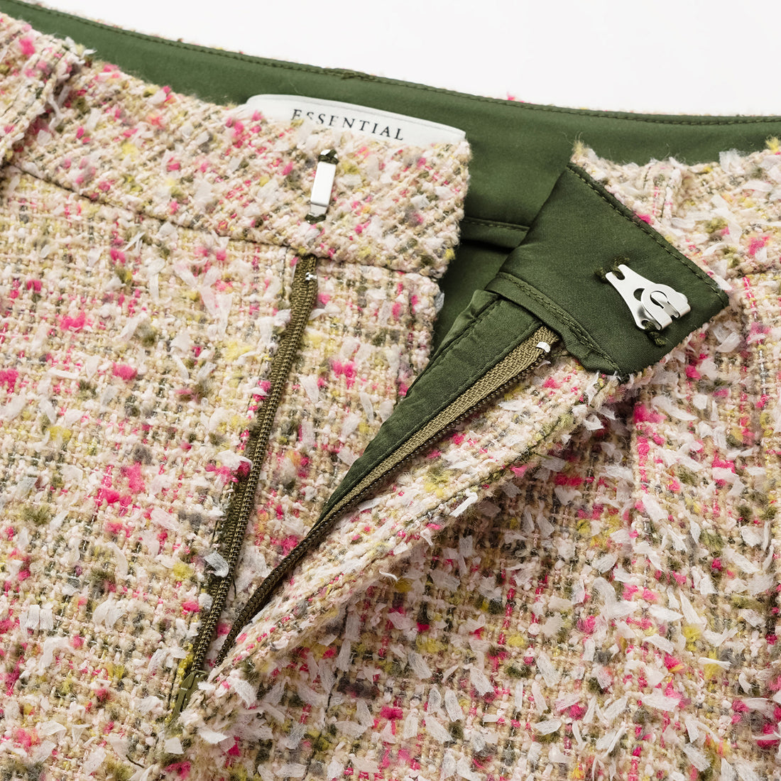 "Chelsea Citywalk" Tweed A-line Skirt - Monet Garden