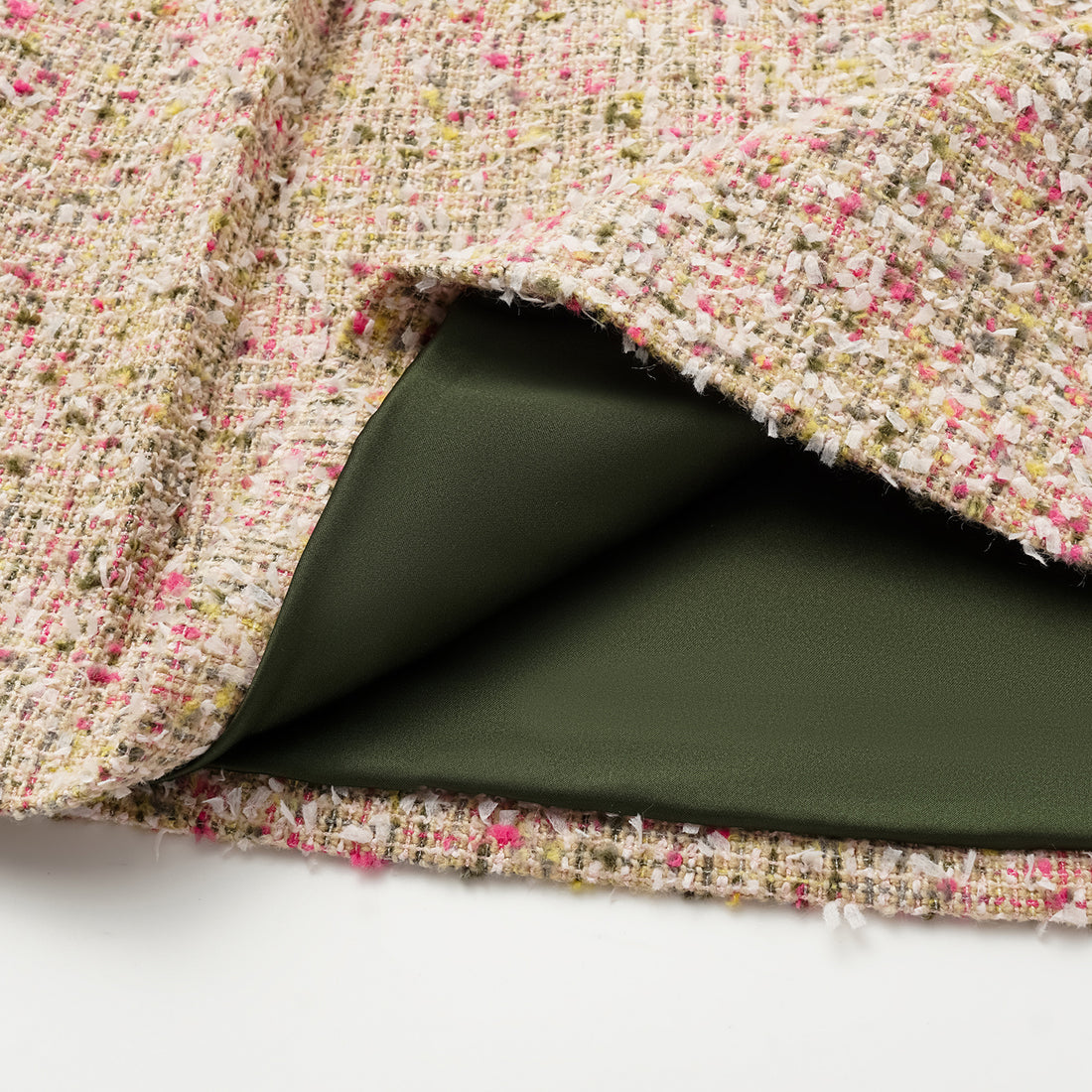 "Chelsea Citywalk" Tweed A-line Skirt - Monet Garden