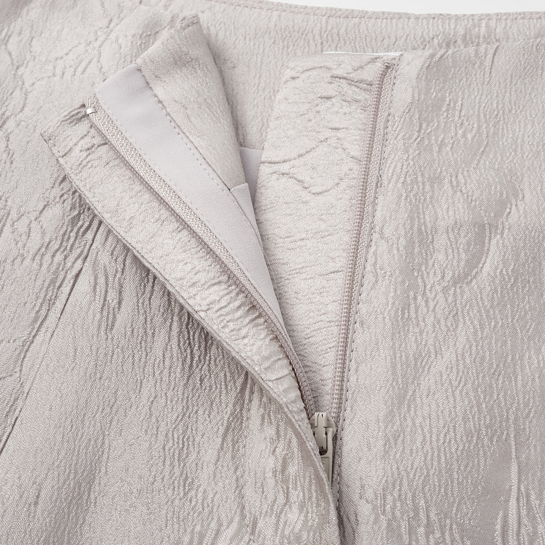 copy-copy-“By Inch.” Extremely Silky Nude Satin Slim Bra Top—Relaxed Gray