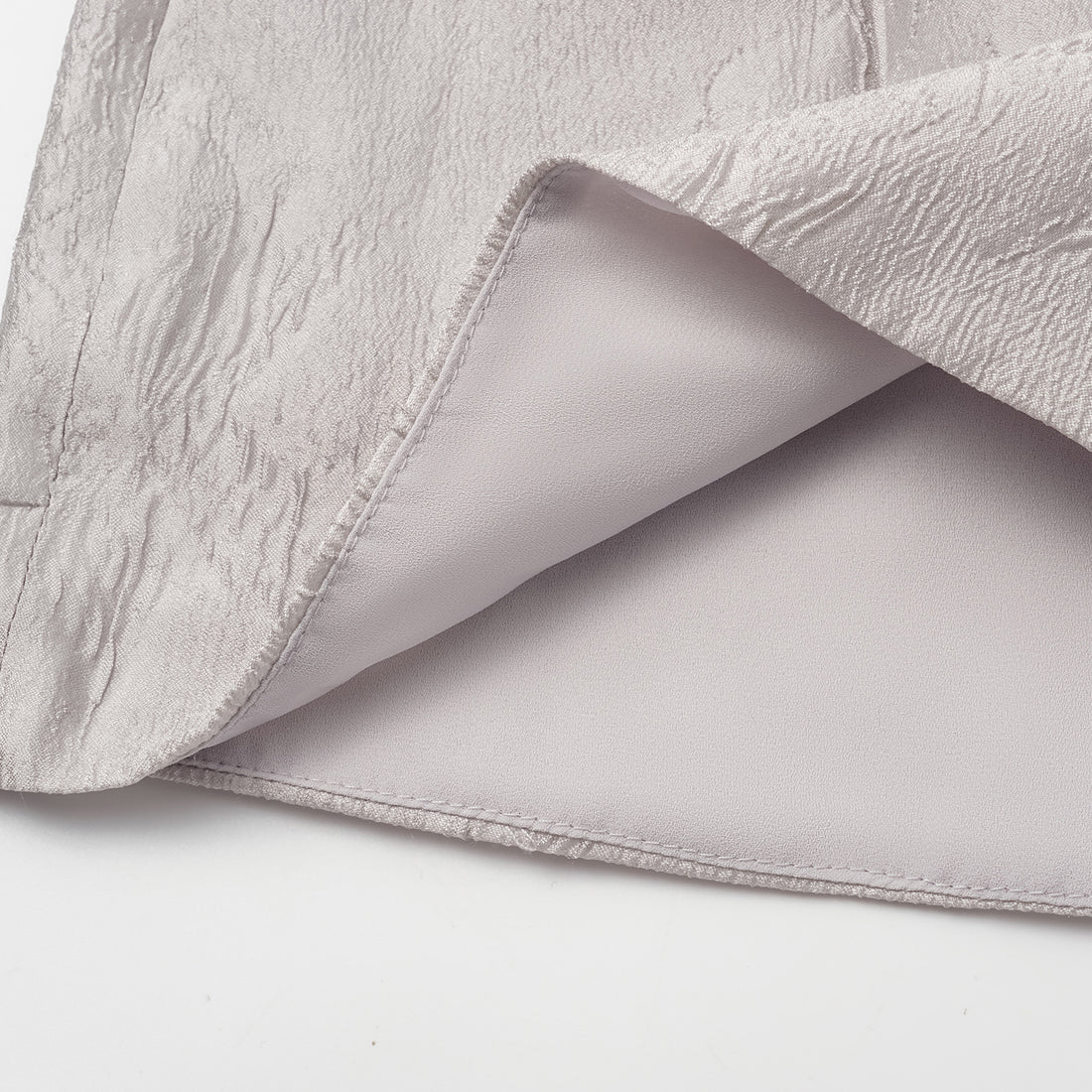 copy-copy-“By Inch.” Extremely Silky Nude Satin Slim Bra Top—Relaxed Gray