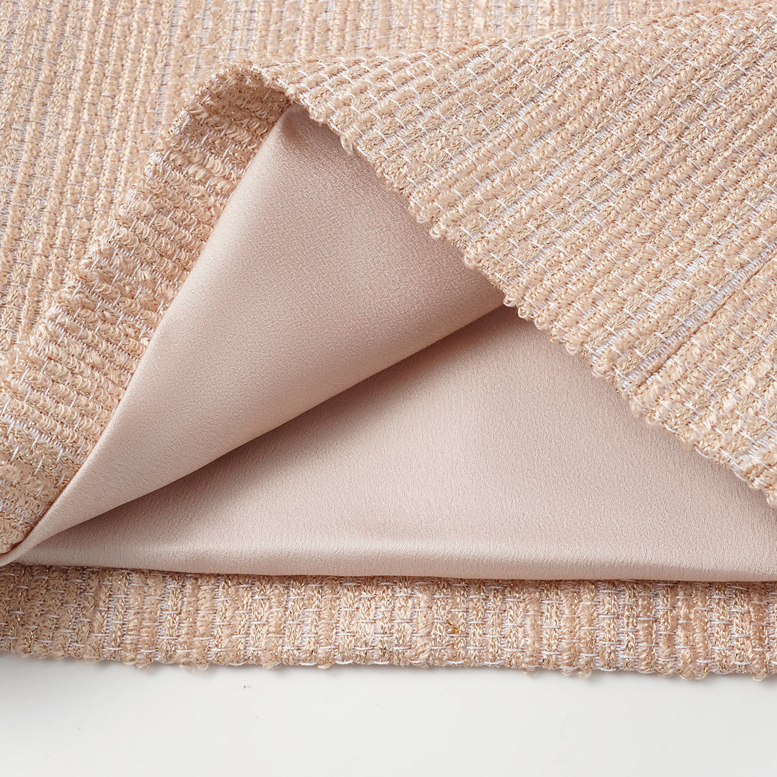 "Weekend at Monaco." Spanish lightweight tweed 3D-cut wide-leg cropped trousers
