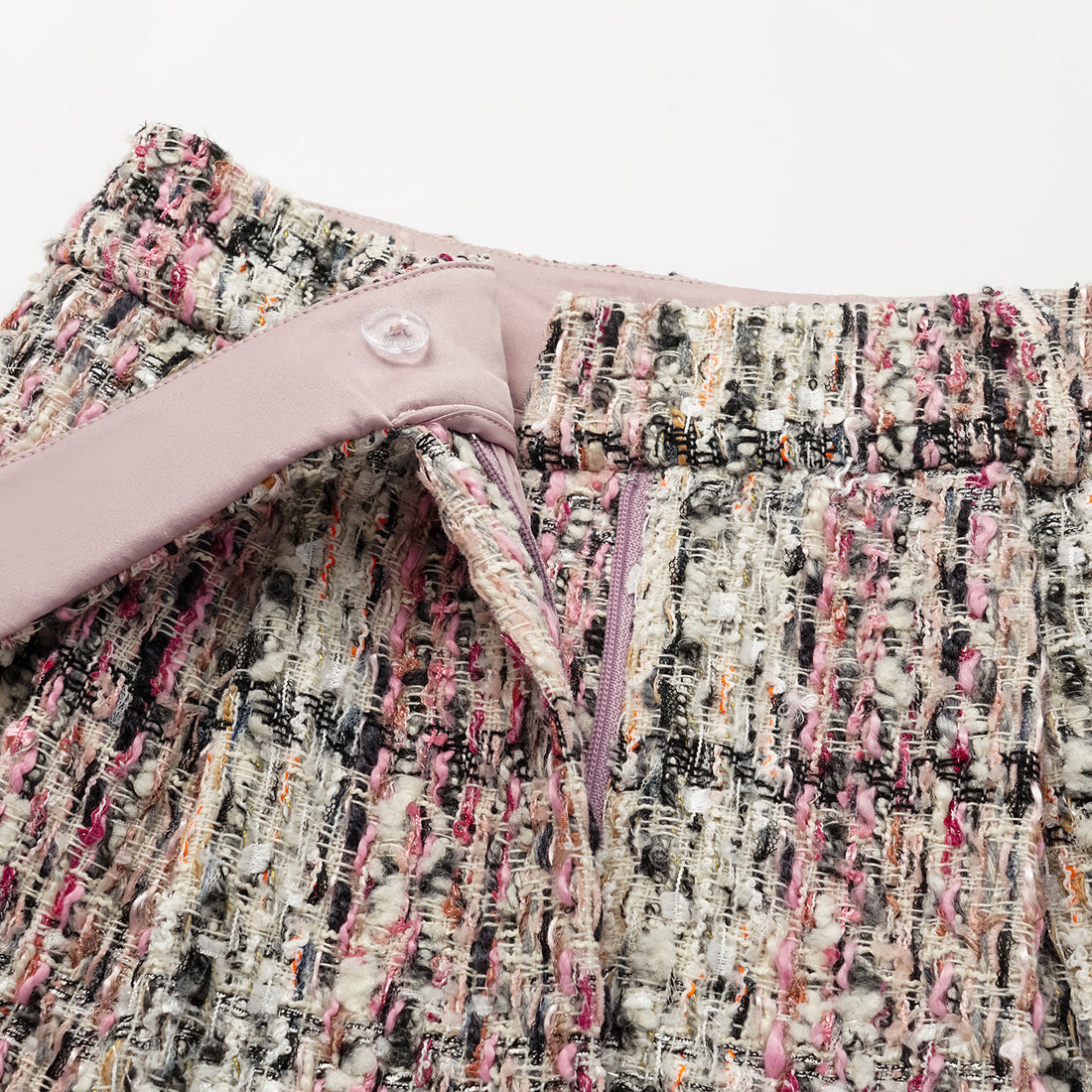 “Brunch at Ritz” Tweed Shorts—Ispahan