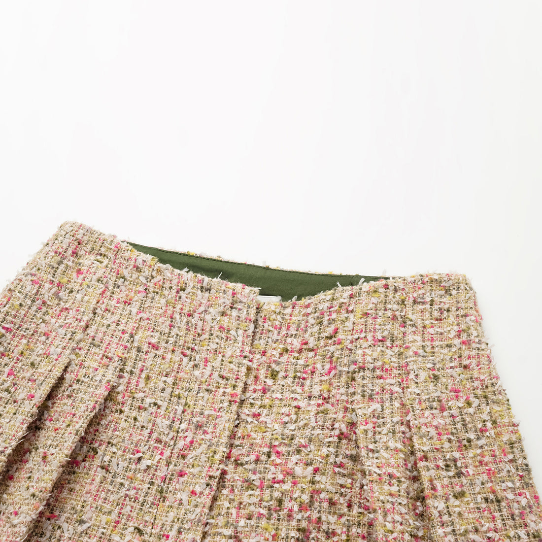 "Chelsea Citywalk" Tweed Special Cut Wide Leg Pants - Monet Garden