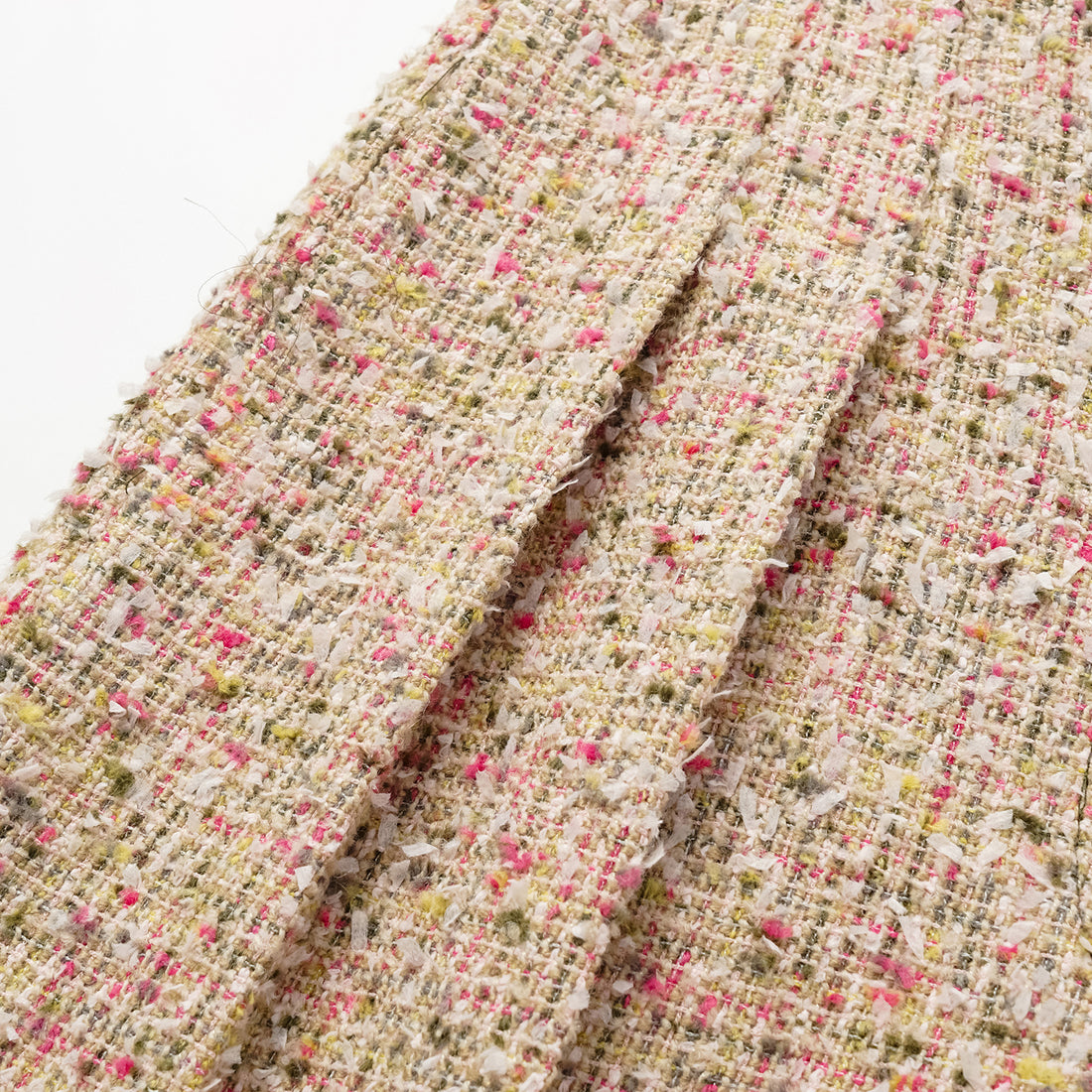 "Chelsea Citywalk" Tweed Special Cut Wide Leg Pants - Monet Garden